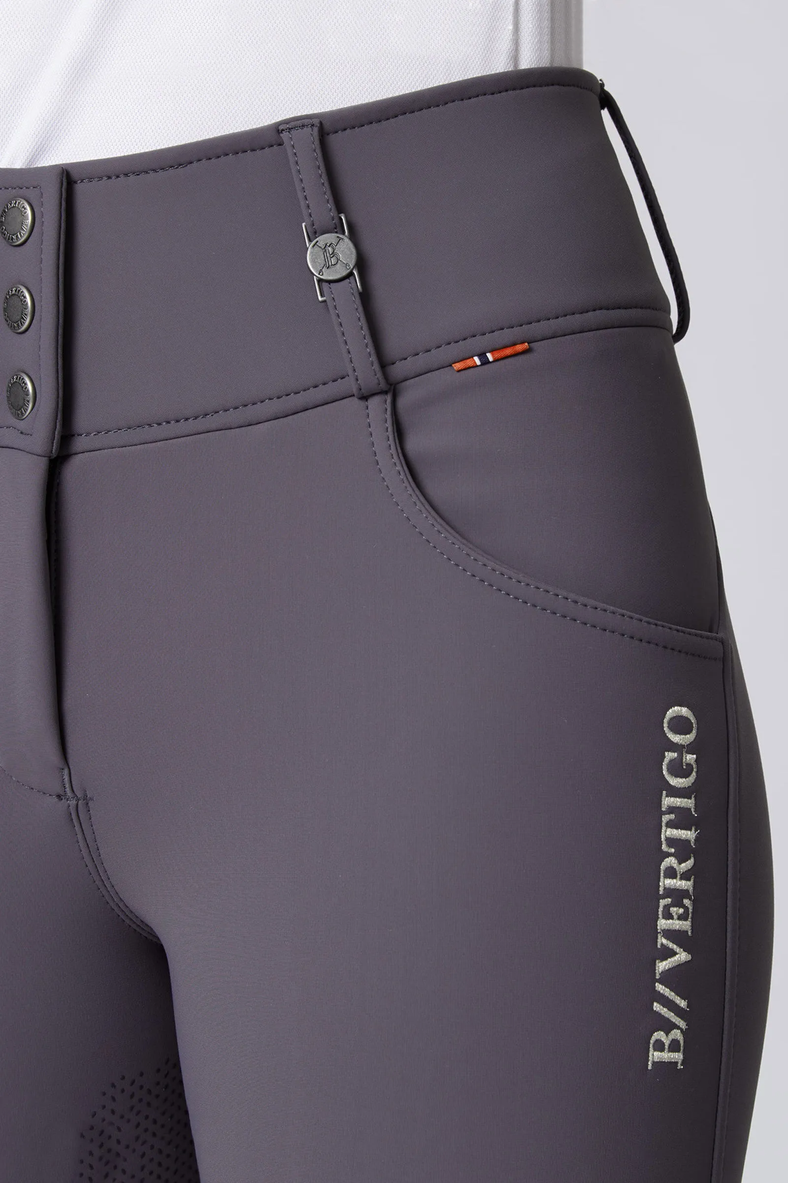 B Vertigo Pantalon d'équitation thermique à fond intégral Dianne pour femme