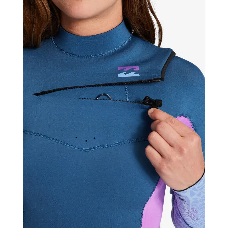 Billabong 3/2 mm Synergy 2022 Chest Zip - Combinaison de surf femme | Hardloop