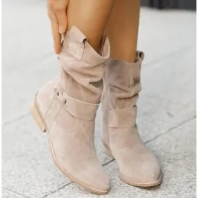 Bottes d'hiver mi-hautes avec talon - pour femmes - Fogella - légance et chaleur - Confort quotidien