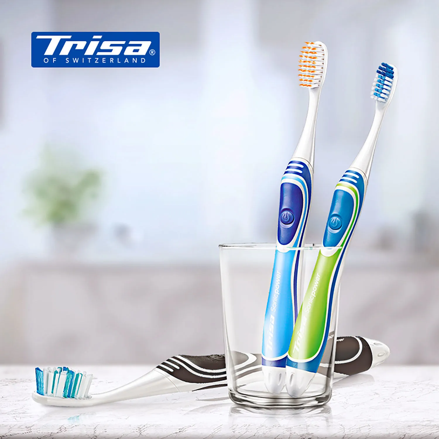 Brosse à dents sonique Trisa Sonicpower Pro Interdental soft ⋆ Lehner Versand