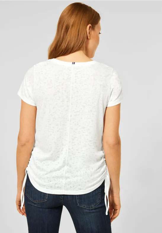 CECIL T-shirt avec imprimé partiel 