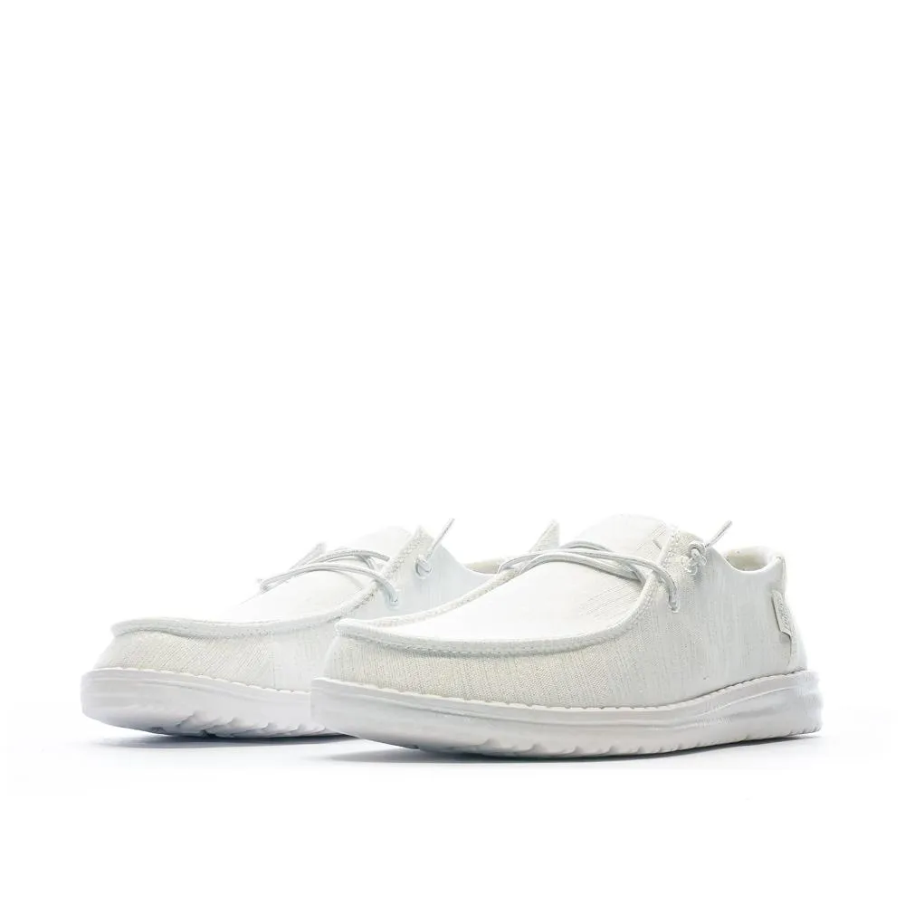 Chaussures Écru Pailettée Femme Hey Dude Wendy Glitter