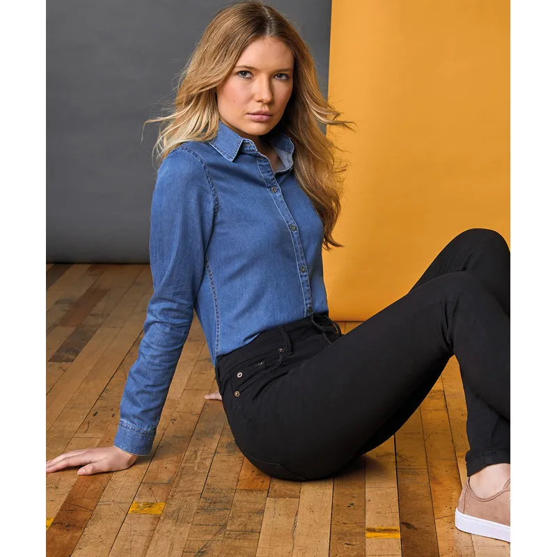 Chemise en jean femme