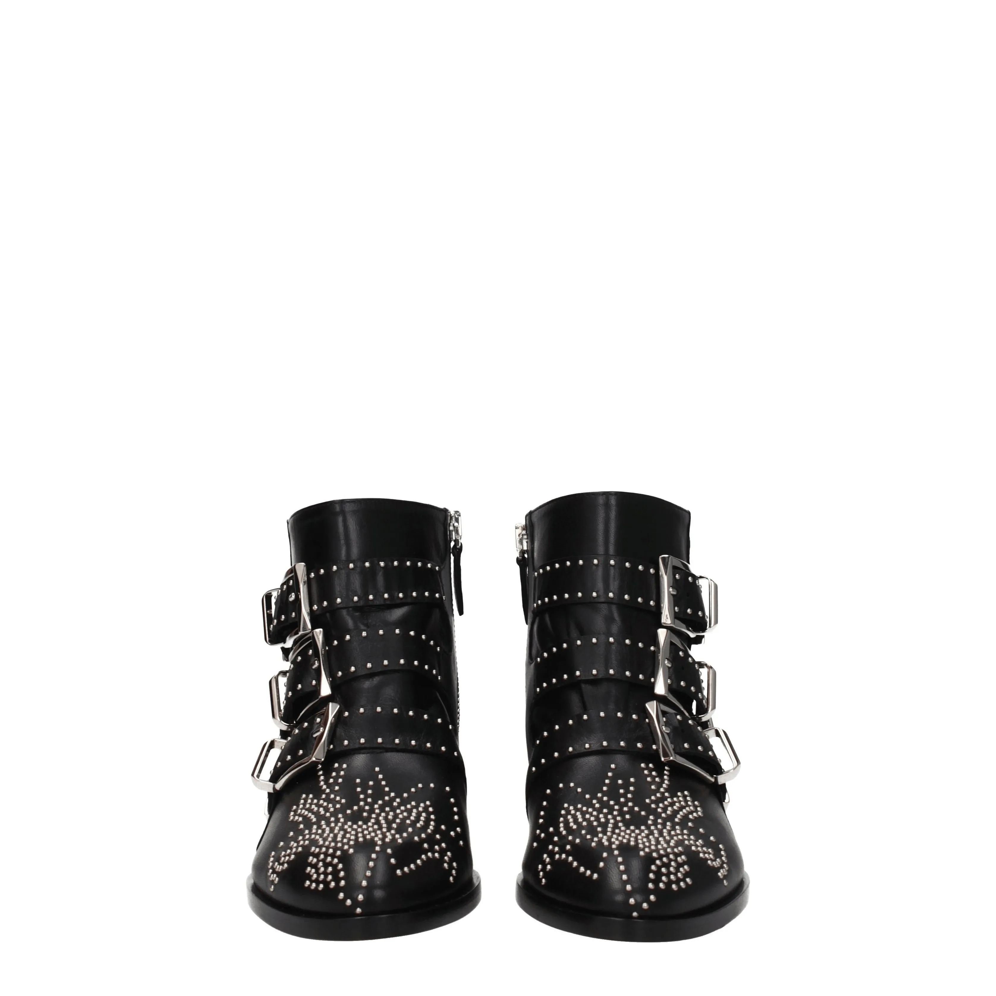 Chloé femmes 's Bottes en cuir noir / argent