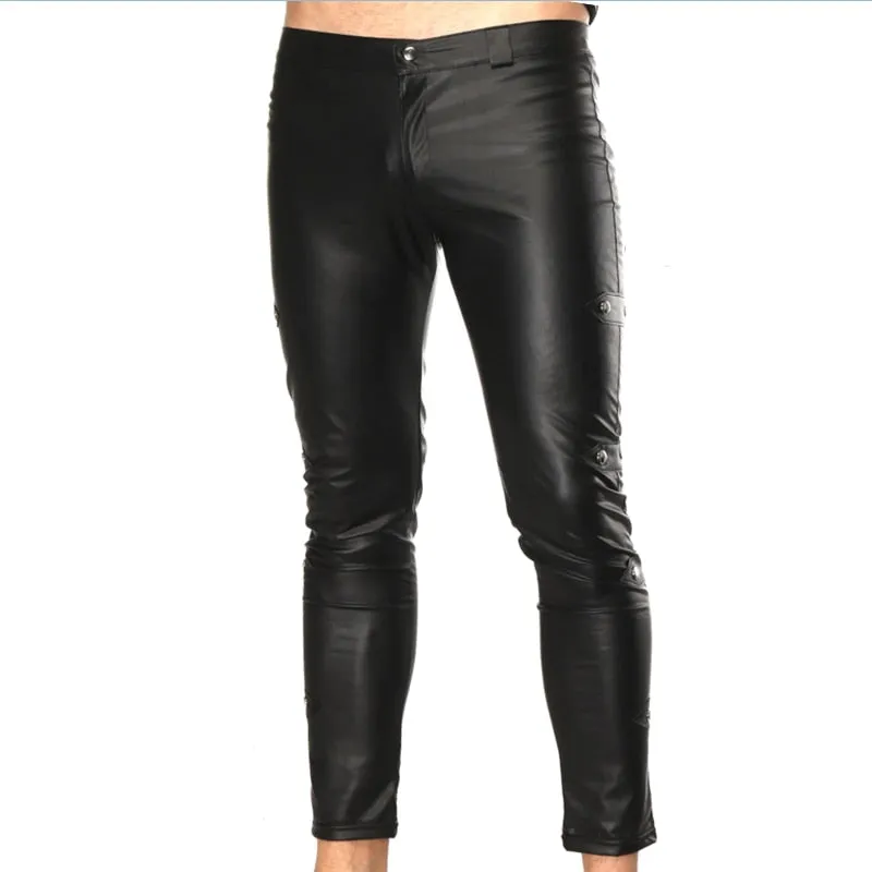 Cuir moto année 70 homme pantalon