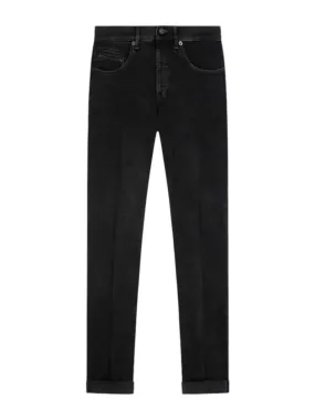 DONDUP Jeans Uomo PANTALONE GEORGE UP232 DSH337U HU3 999 Nero