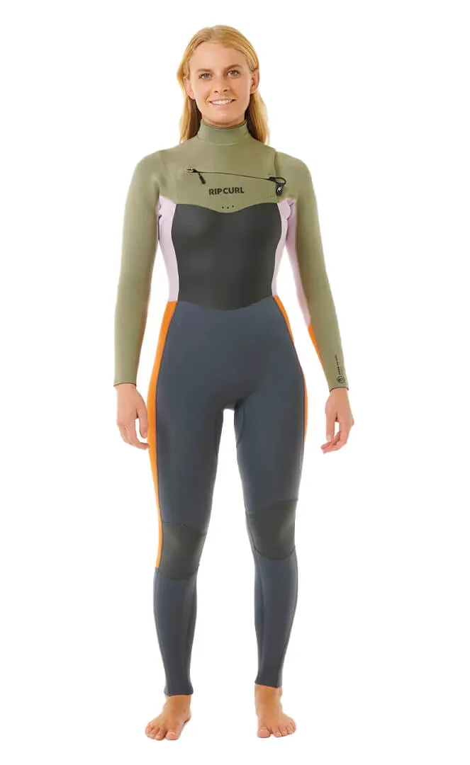D/Patrol 4/3 Charcoal Combinaison Surf Femme
