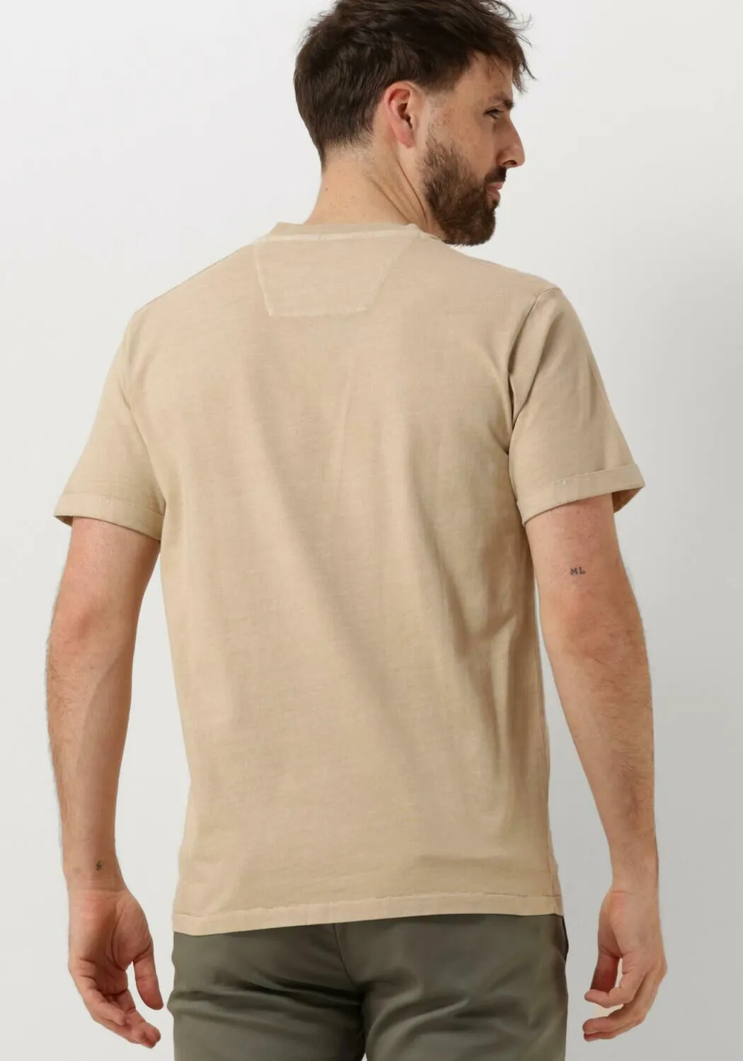 dstrezzed t-shirt ds_nick tee en beige