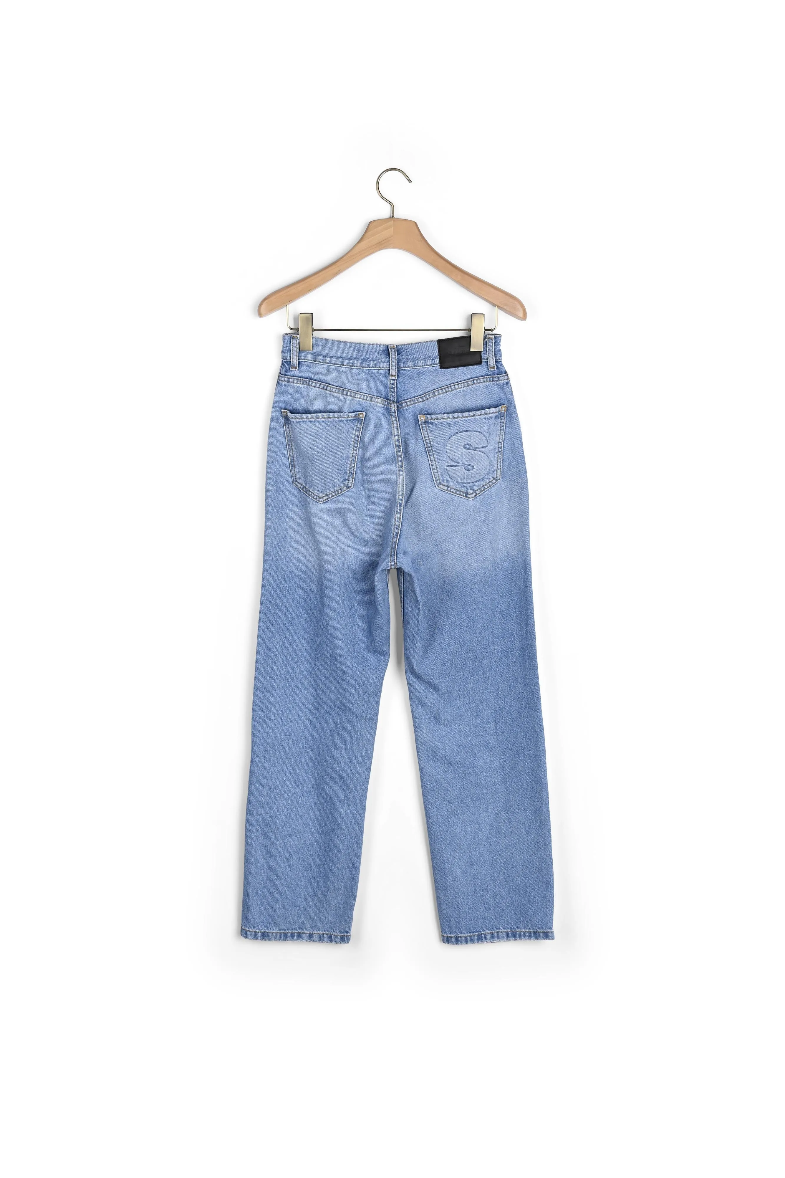 Jean droit taille basse