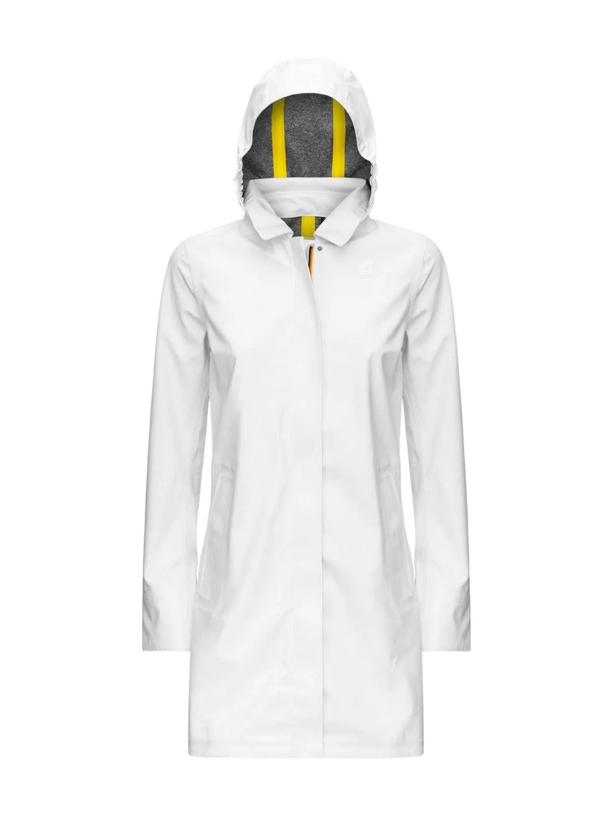 K-WAY Veste Mathilde en jersey contrecollé Femme K007LT0 K01 Blanc