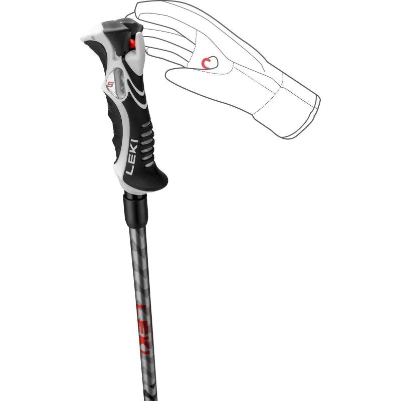 Leki Hot Shot S - Bâtons ski | Hardloop