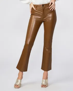 Paige - Claudine Pantalon vasé Cuir Vegan