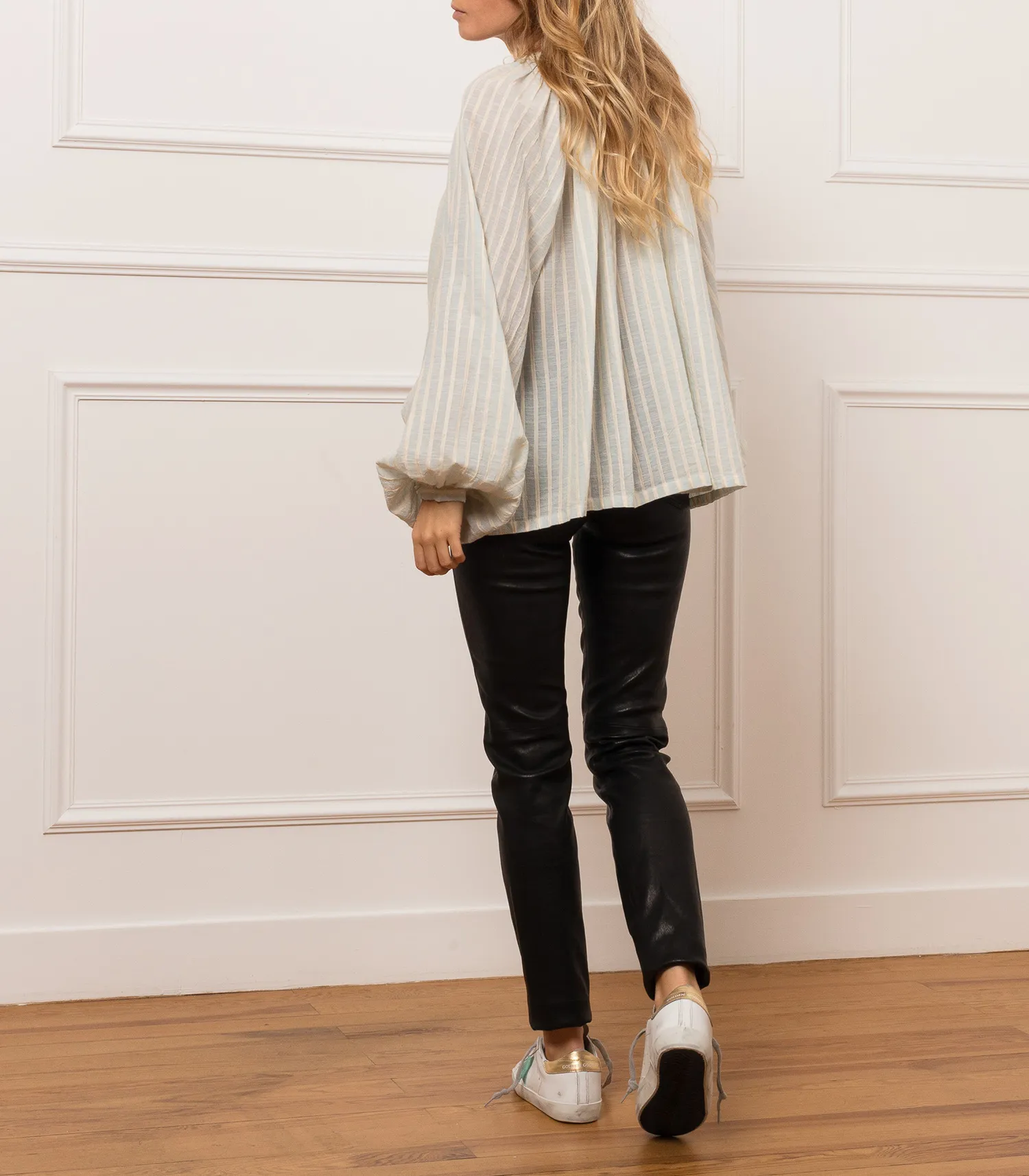 Pantalon en cuir Jagger Anine Bing - Jane de Boy