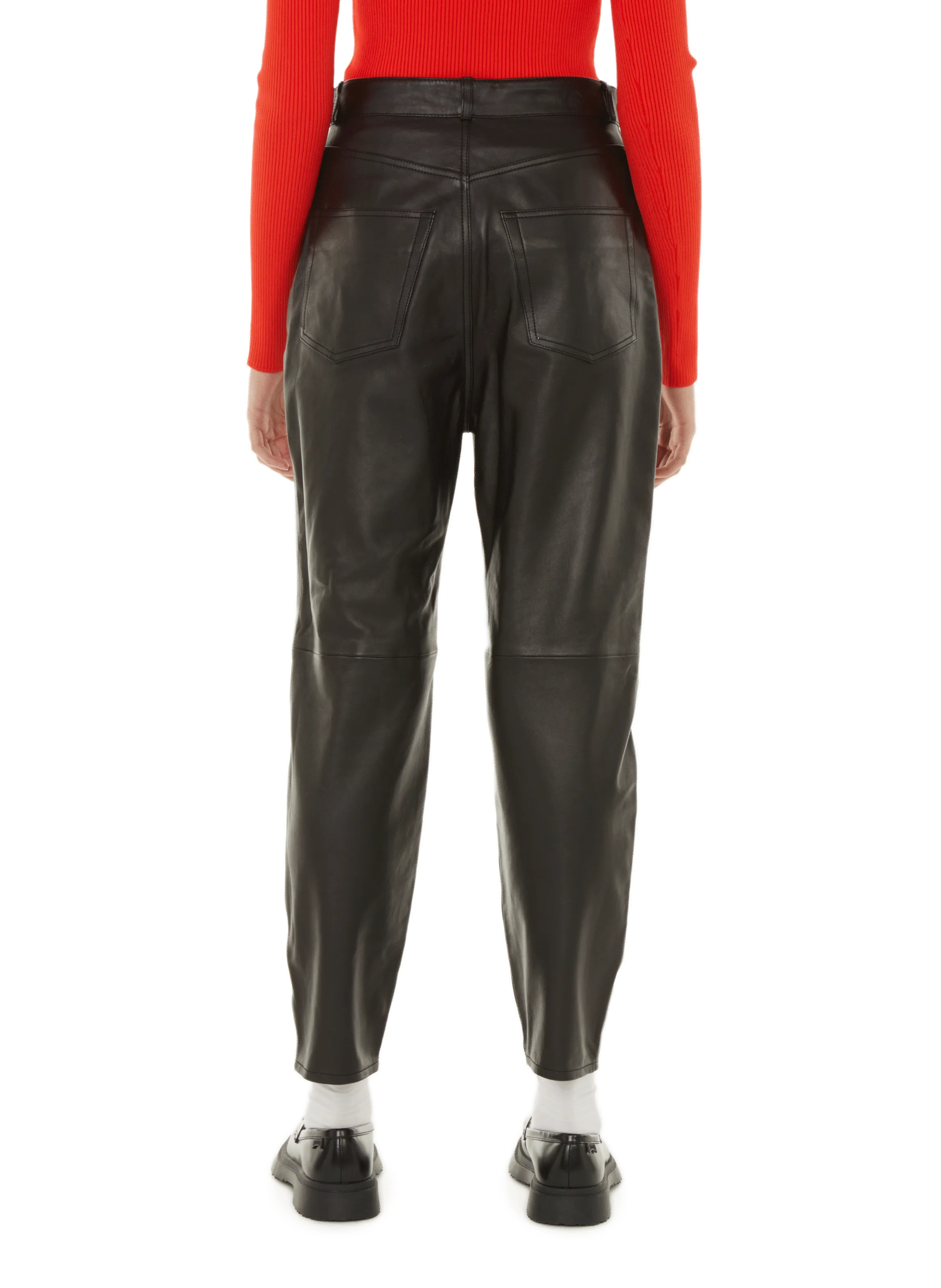 PANTALON EN CUIR - TOTEME pour FEMME | Printemps
