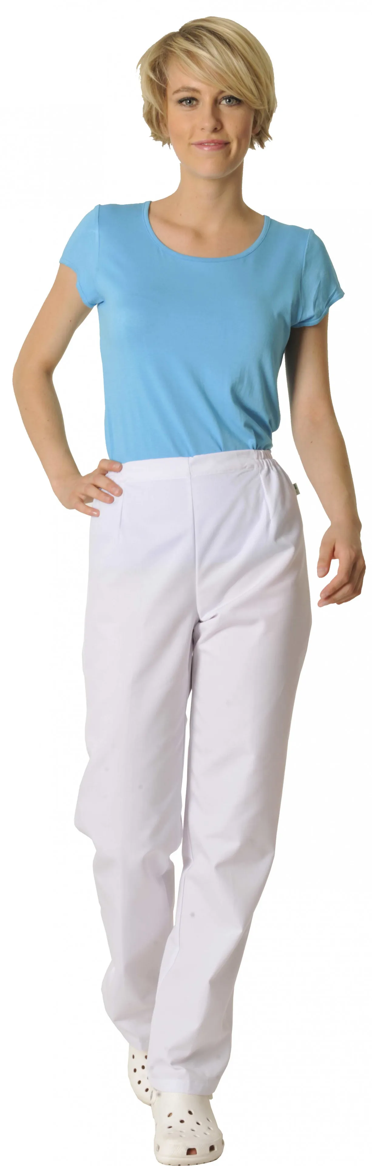 PANTALON FEMME VICTOR BLANC
