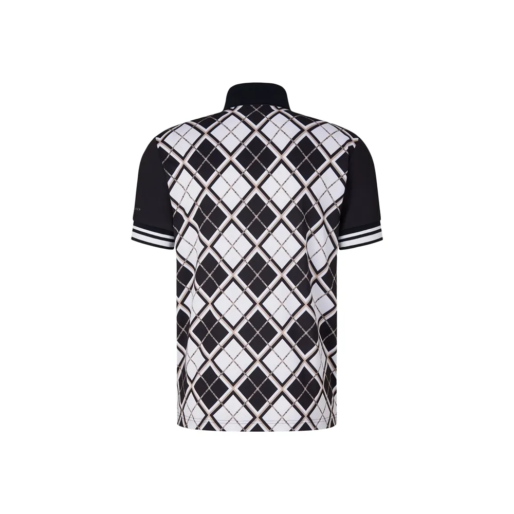 Polo Bogner Richard noir à motif