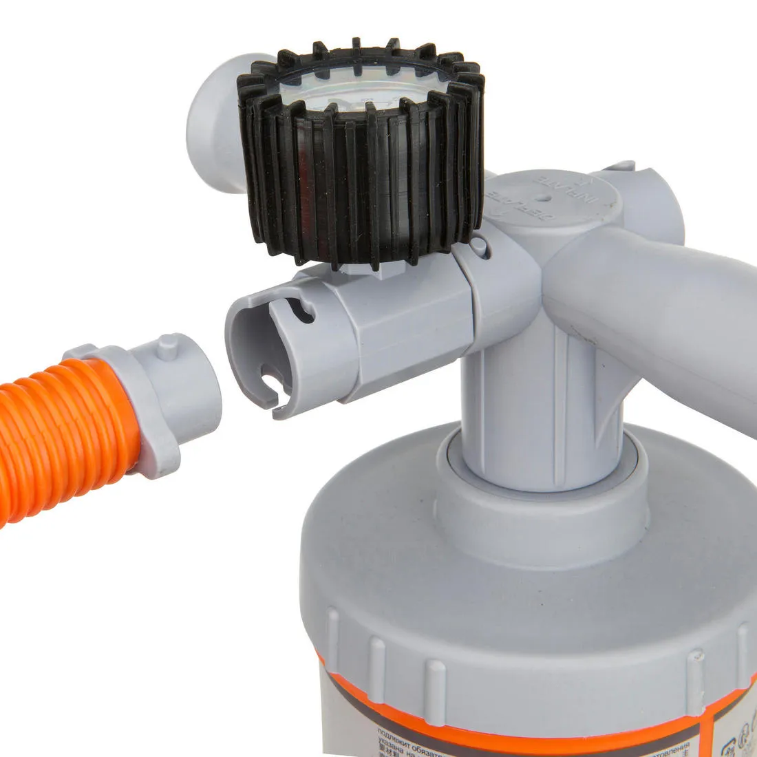 Pompe à main basse pression double action pour cano kayak 2x2,6L 1-8 PSI