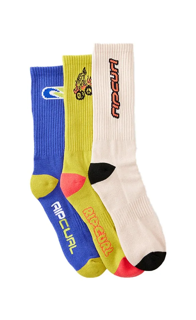 Retro Crew Chaussettes Homme