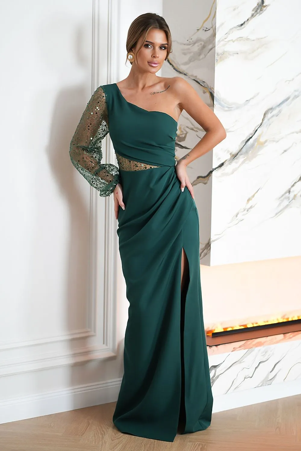 Robe longue Bicotone (190485)