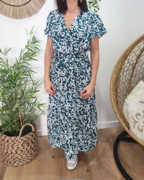 Robe longue femme verte AdélaÏde
