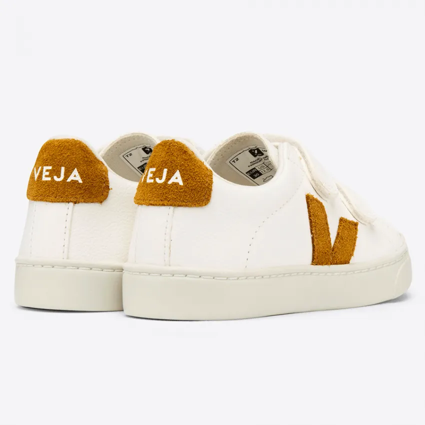 Sneakers Veja esplar white camel pour enfants | Petites Fripouilles