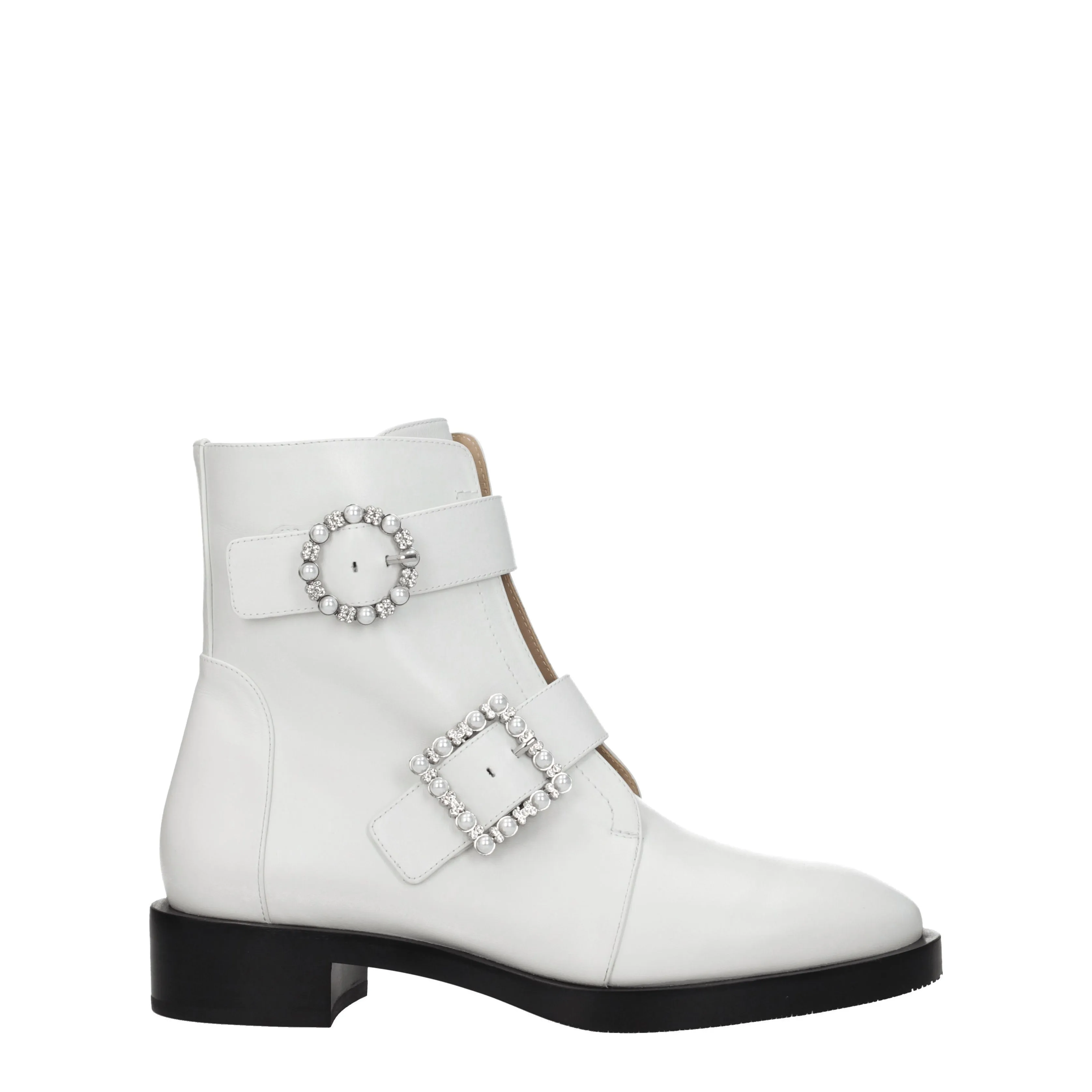 Stuart Weitzman Femmes 's Bottes en cuir Rydr blanc