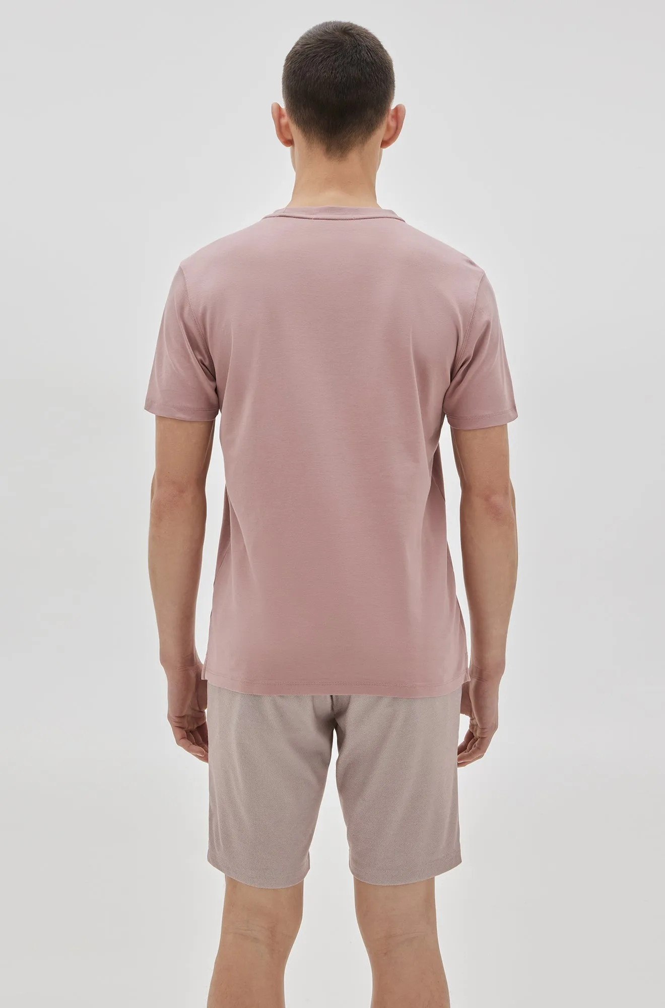 T-Shirt col rond Robert Barakett | Georgia 23336 Corail