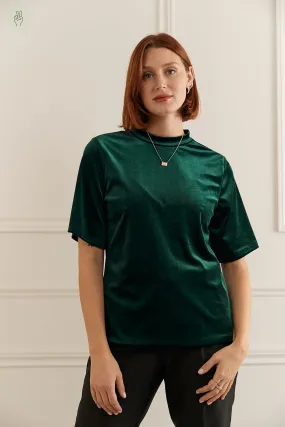 T-shirt en velours - 9085 (Seconde Main)