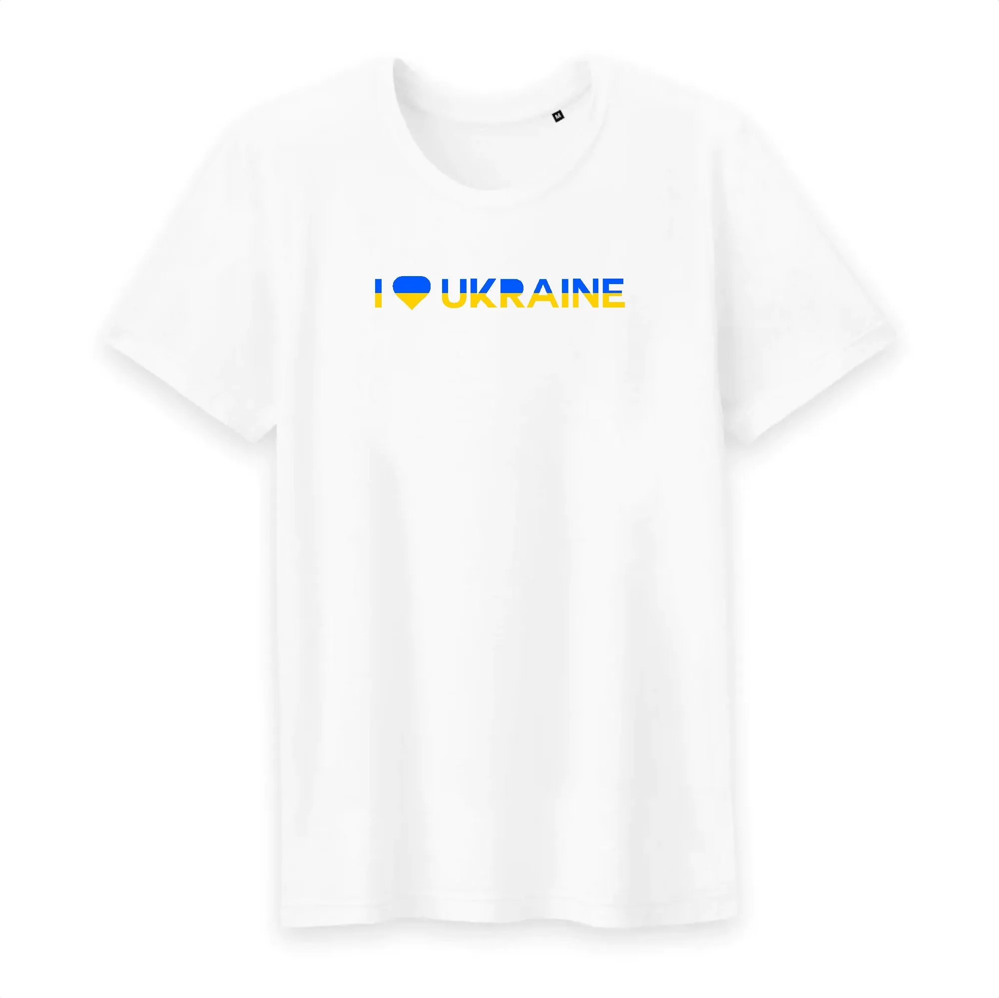 T shirt homme col rond I Love Ukraine