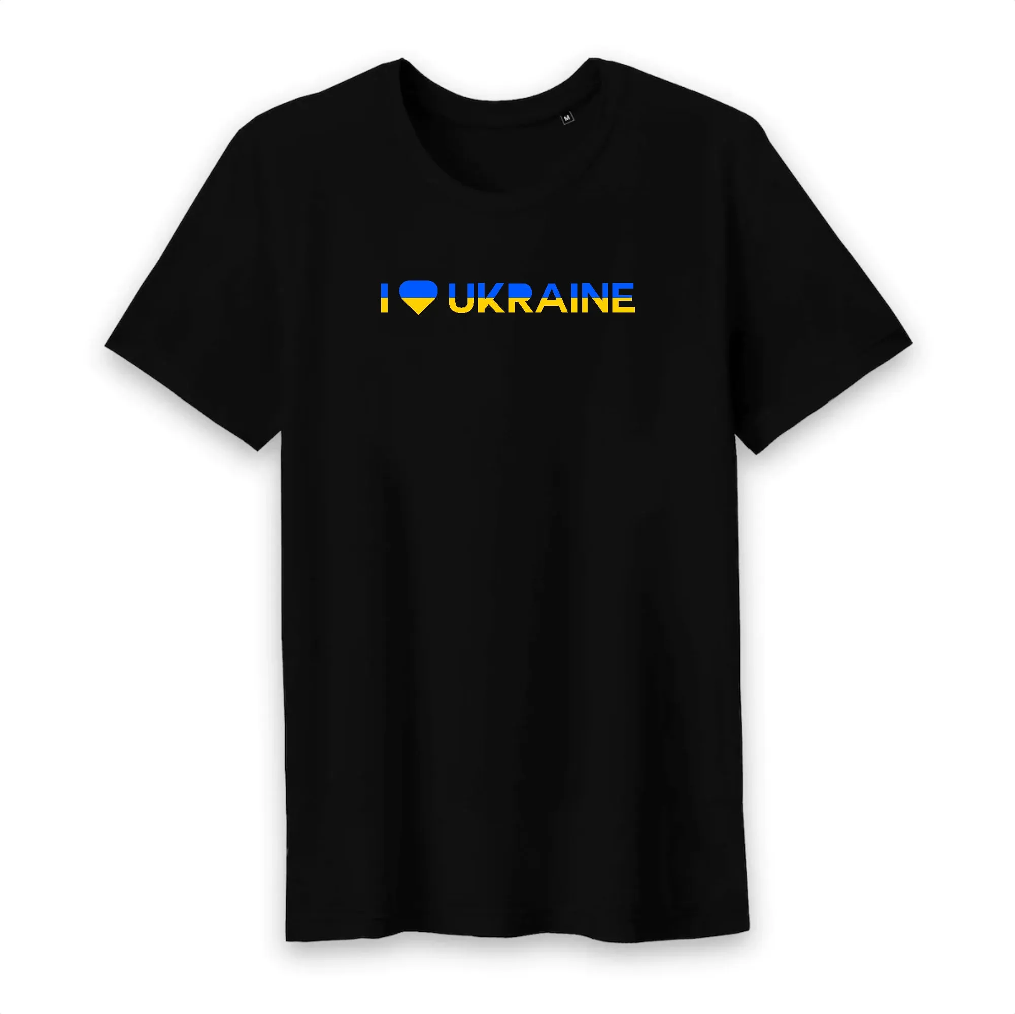 T shirt homme col rond I Love Ukraine
