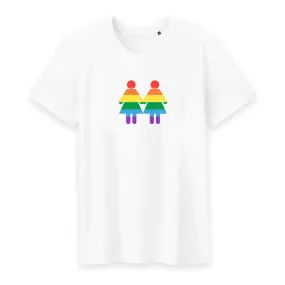 T shirt homme col rond LGBT femmes