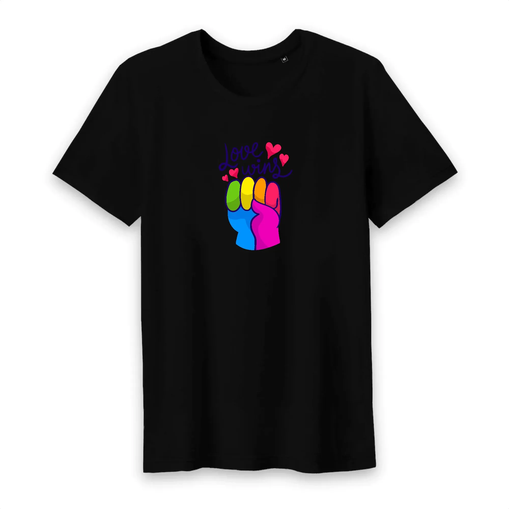 T shirt homme col rond LGBT Love Wins