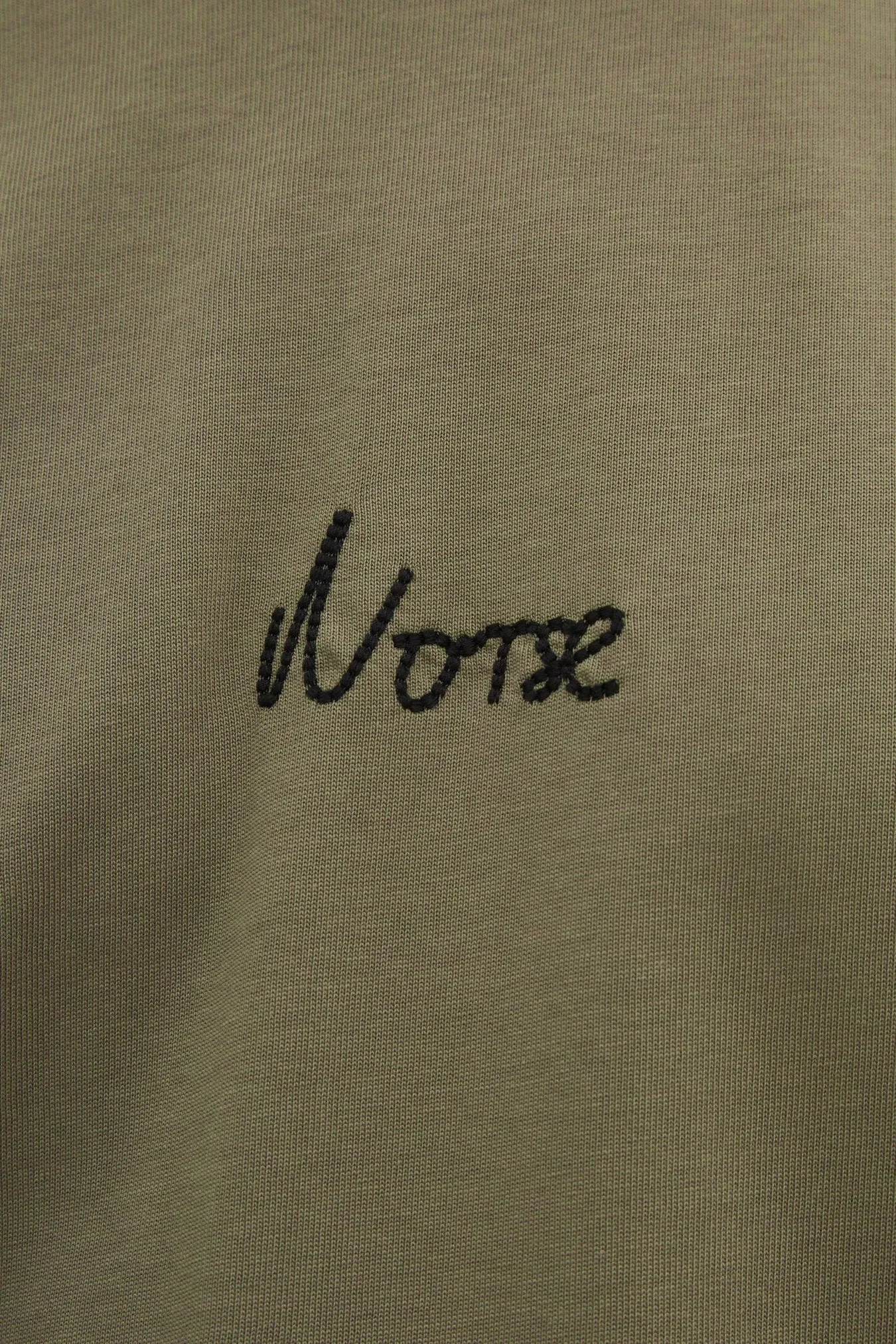 T-shirt Johannes Chain Stitch Logo - vert pâle