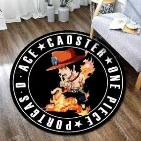 Tapis Rond One Piece   Ace