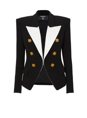 VESTE CINTRéE à BOUTONS ROSES - BALMAIN pour FEMME | Printemps