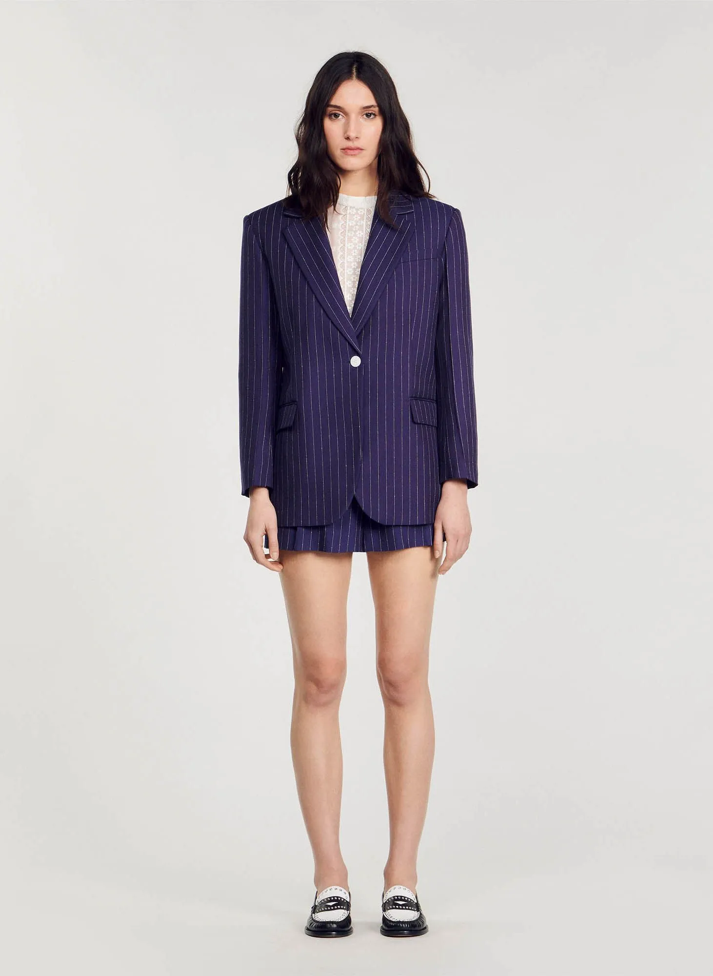 VESTE DE TAILLEUR AJUSTéE - SANDRO pour FEMME | Printemps