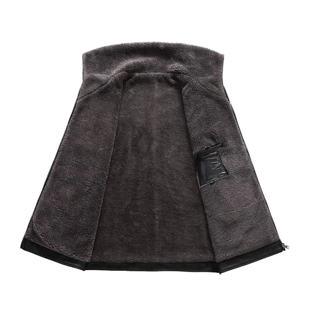 Veste en Cuir Vintage pour Hommes