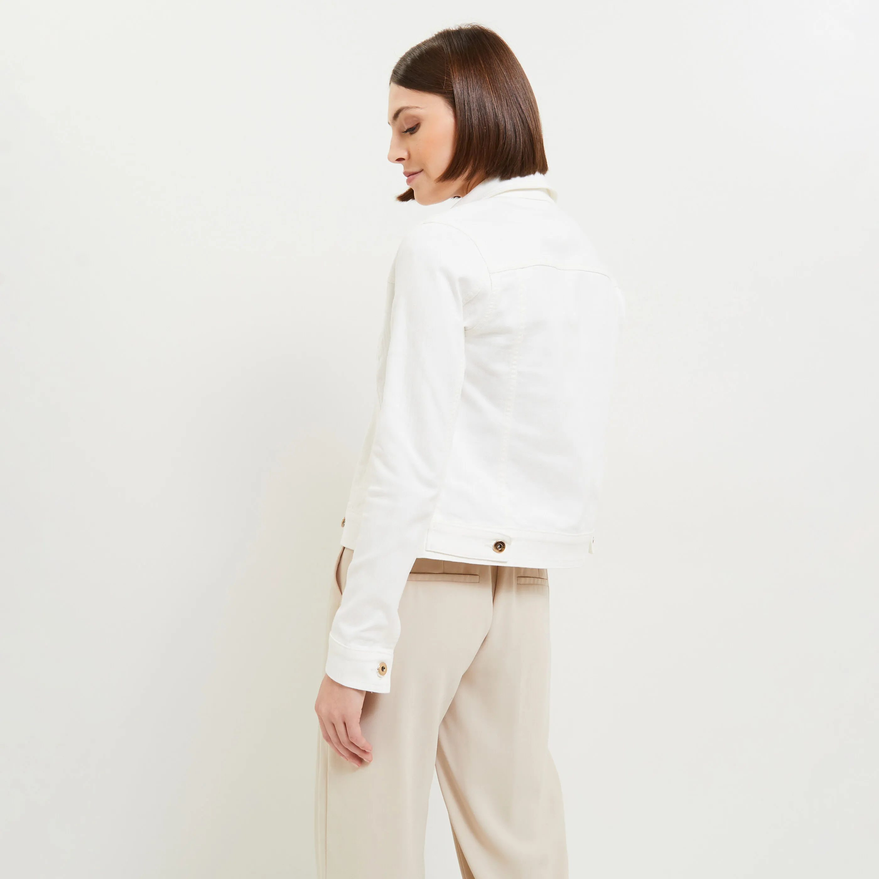 Veste en jean femme