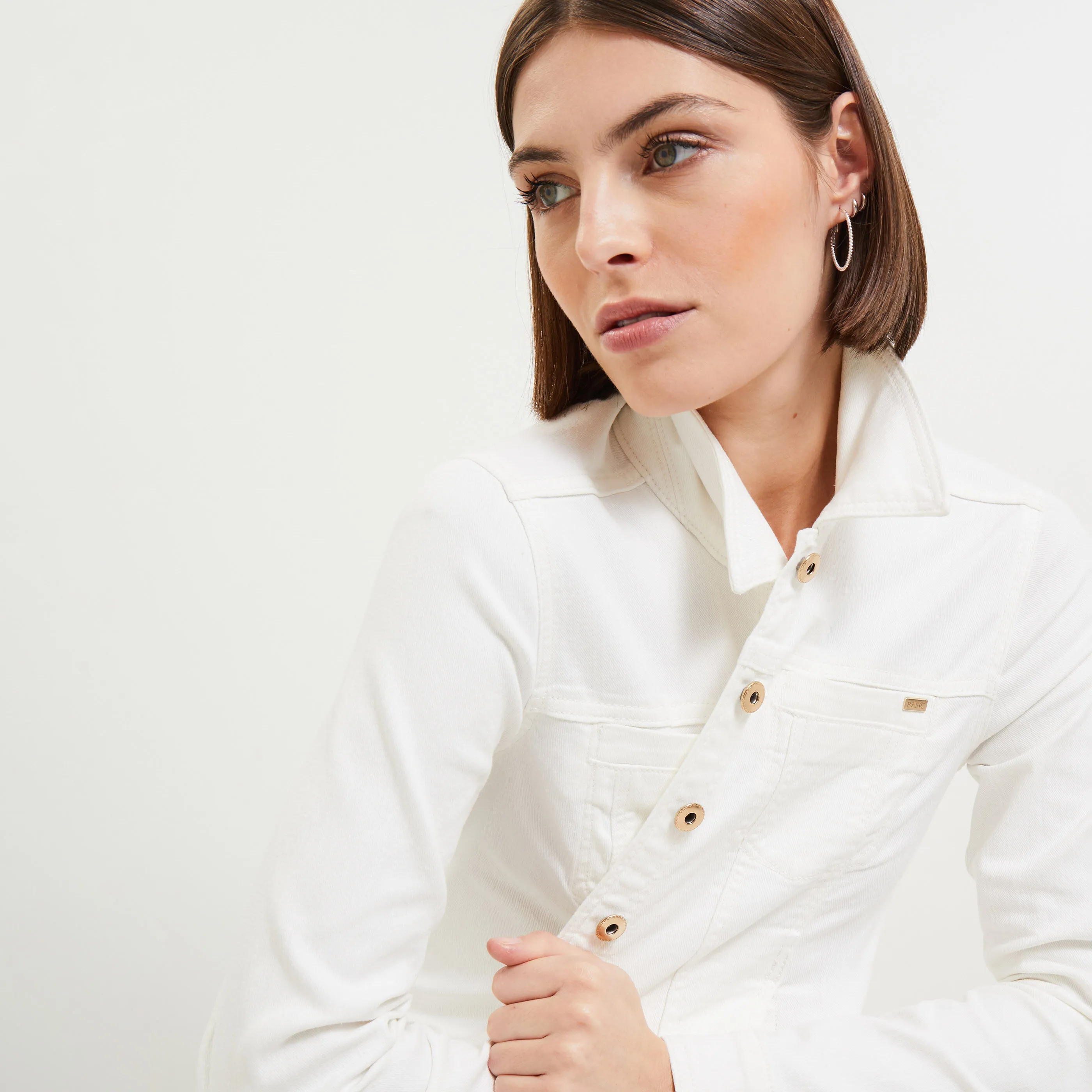 Veste en jean femme