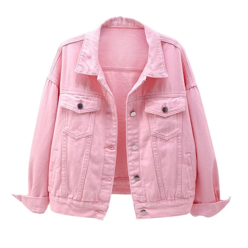 Veste En Jean Vintage Roses