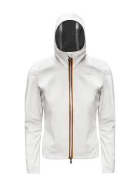 Veste Femme K-WAY Lil jersey contrecollé K007LU0 001 Blanc