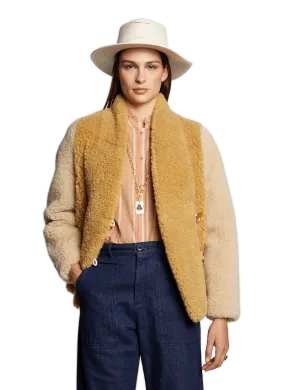 VESTE SHERPA - LEON & HARPER pour FEMME | Printemps